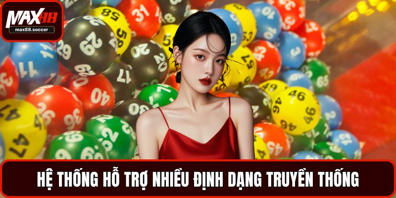 Hệ thống hỗ trợ nhiều định dạng truyền thống, quay nhanh